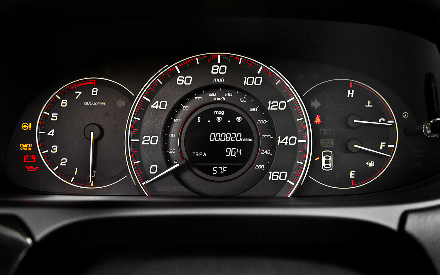 Honda Accord Gauge Cluster